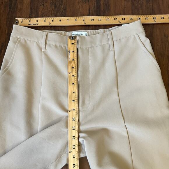ABERCROMBIE & FITCH The Skinny Pants Tan Ultra High Rise NWT - Picture 14 of 16